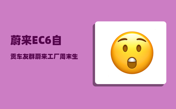 蔚来EC6自贡车友群_蔚来工厂周末生产吗-图1