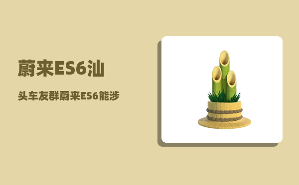蔚来ES6汕头车友群_蔚来ES6能涉水吗-图1