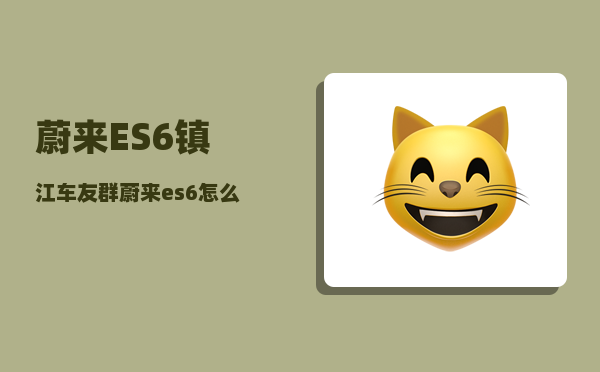 蔚来ES6镇江车友群_蔚来es6怎么关门-图1