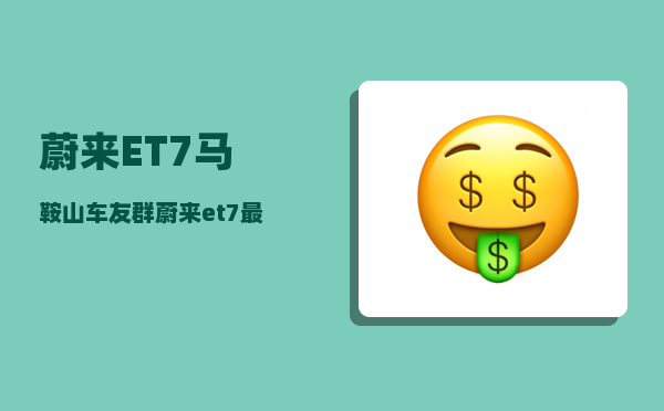 蔚来ET7马鞍山车友群_蔚来et7较高速度-图1