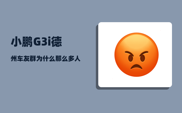 小鹏G3i德州车友群_为什么那么多人看上小鹏G3-图1