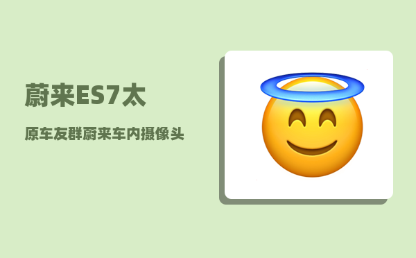 蔚来ES7太原车友群_蔚来车内摄像头app可以看吗-图1