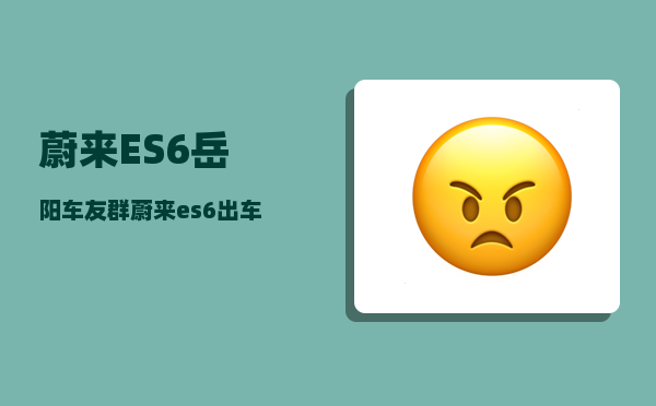 蔚来ES6岳阳车友群_蔚来es6出车架号多久提车-图1
