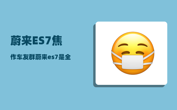 蔚来ES7焦作车友群_蔚来es7什么时候改款-图1