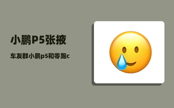小鹏P5张掖车友群_小鹏p5和零跑c01哪个好-图1