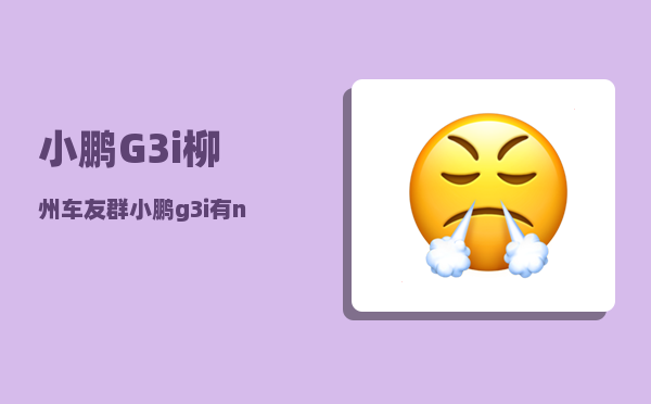 小鹏G3i柳州车友群_小鹏g3i有ngp功能吗-图1