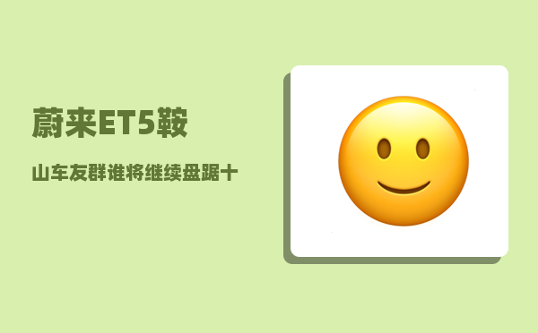 蔚来ET5鞍山车友群_谁将继续盘踞十大城市-图1