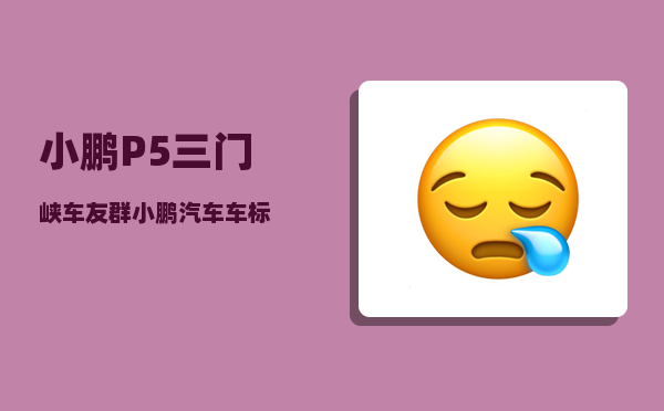 小鹏P5三门峡车友群_小鹏汽车车标-图1