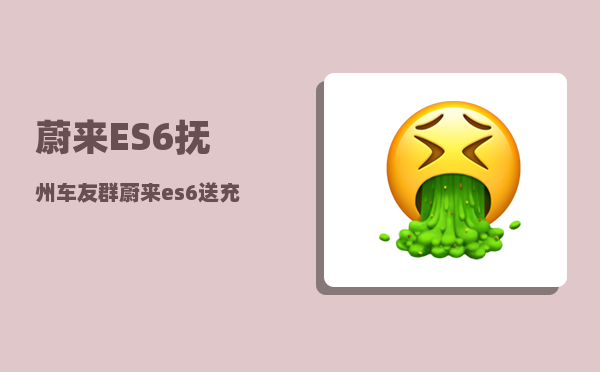 蔚来ES6抚州车友群_蔚来es6送充电桩吗-图1