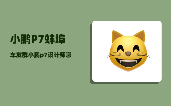 小鹏P7蚌埠车友群_小鹏p7屏幕显示一条红线是什么情况-图1