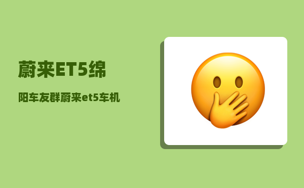 蔚来ET5绵阳车友群_蔚来et5车机设置-图1