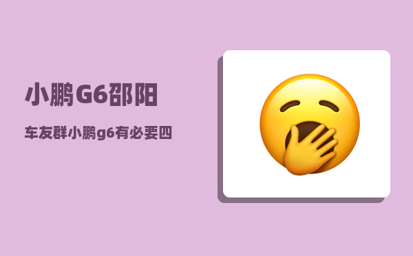 小鹏G6邵阳车友群_小鹏g6有必要四驱吗-图1