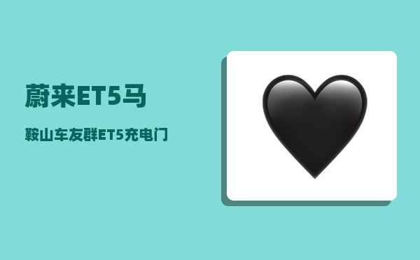 蔚来ET5马鞍山车友群_ET5充电门咋开-图1