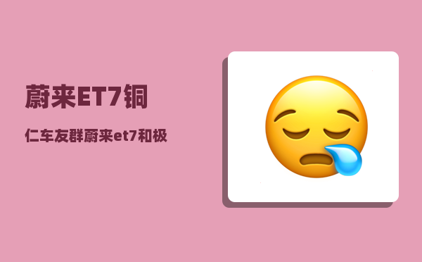 蔚来ET7铜仁车友群_蔚来et7和极氪001哪个好-图1