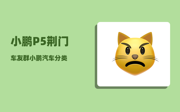 小鹏P5荆门车友群_小鹏汽车分类-图1