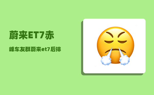 蔚来ET7赤峰车友群_蔚来et7后排安全带警报怎么处理-图1