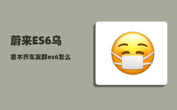 蔚来ES6乌鲁木齐车友群_es6怎么买最划算-图1
