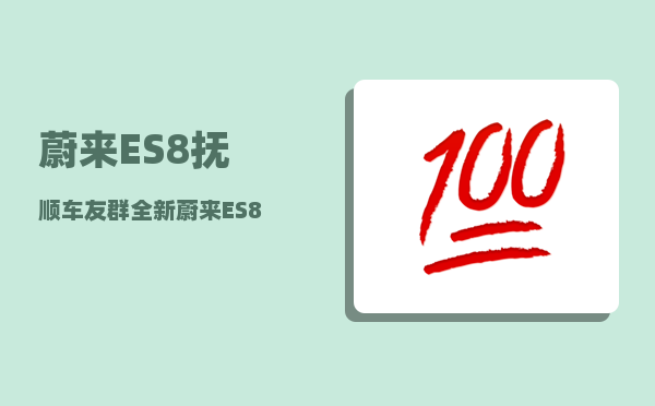 蔚来ES8抚顺车友群_全新蔚来ES8给出满意答卷-图1