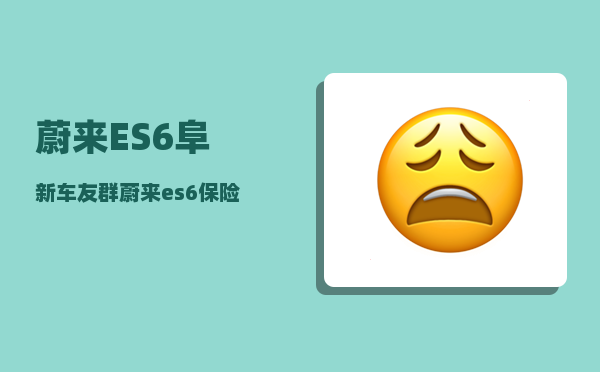 蔚来ES6阜新车友群_蔚来es6太阳底下暴晒可以吗-图1