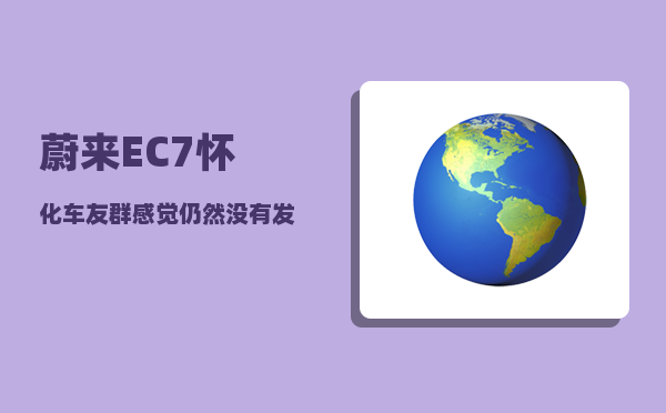 蔚来EC7怀化车友群_感觉仍然没有发展出真正的民族品牌-图1
