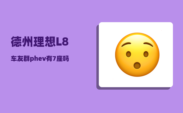 德州理想L8车友群_phev有7座吗-图1