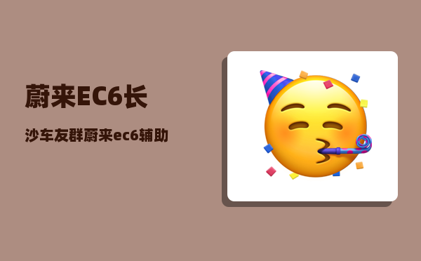 蔚来EC6长沙车友群_蔚来ec6辅助驾驶开启方法-图1