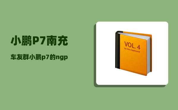 小鹏P7南充车友群_小鹏p7的ngp后期可以升级吗-图1