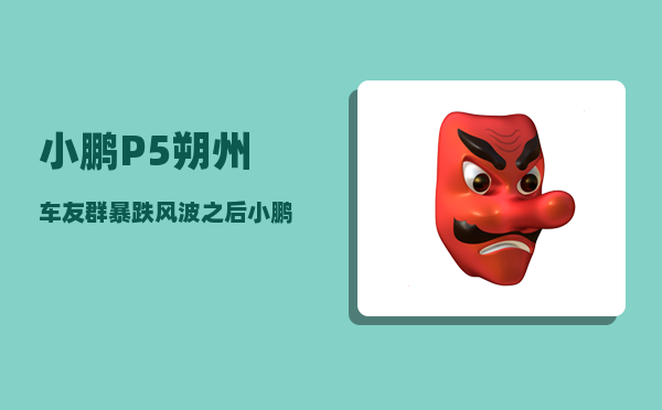 小鹏P5朔州车友群_暴跌风波之后小鹏调整了什么-图1