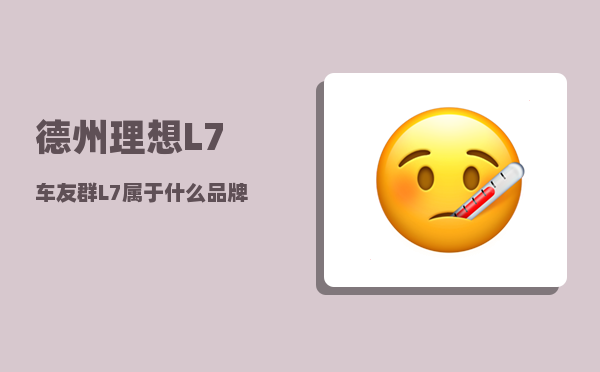 德州理想L7车友群_L7属于什么品牌-图1