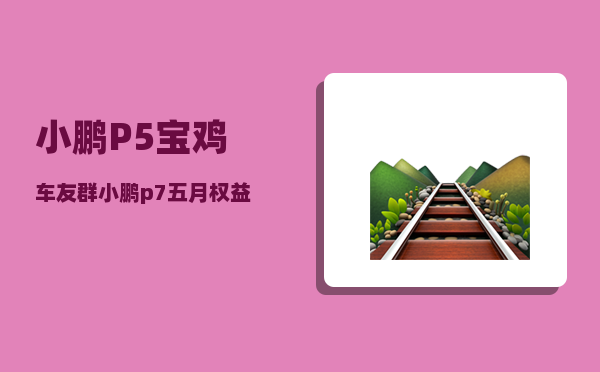 小鹏P5宝鸡车友群_小鹏p7五月权益调整-图1