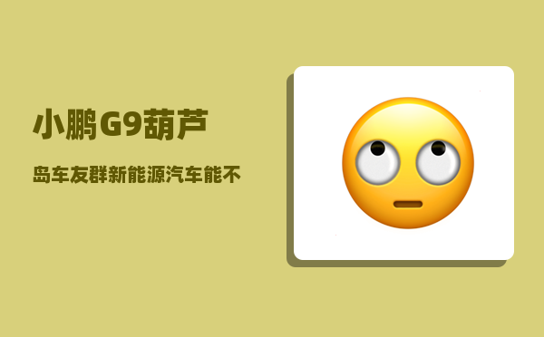 小鹏G9葫芦岛车友群_新能源汽车能不能跑长途-图1