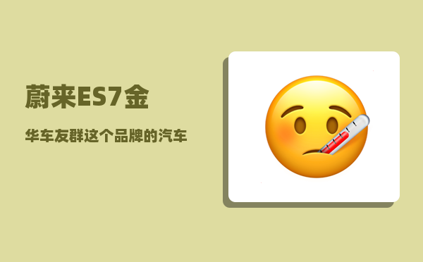 蔚来ES7金华车友群_这个品牌的汽车品质如何-图1