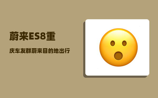 蔚来ES8重庆车友群_蔚来目的地出行租车是怎么个租法-图1