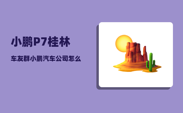 小鹏P7桂林车友群_小鹏汽车公司怎么样-图1