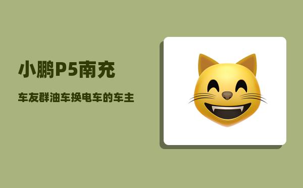 小鹏P5南充车友群_油车换电车的车主-图1