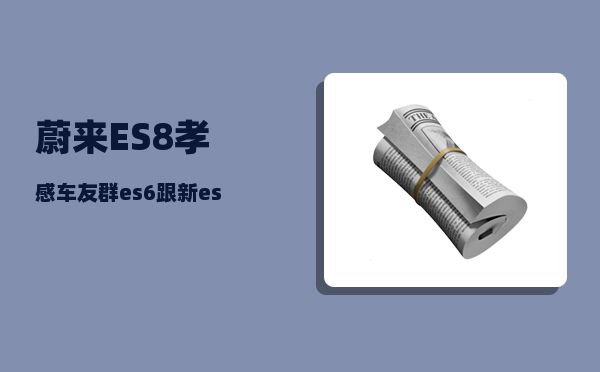 蔚来ES8孝感车友群_es6跟新es8有什么区别-图1