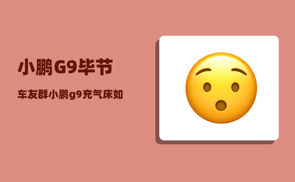 小鹏G9毕节车友群_小鹏g9充气床如何收回-图1