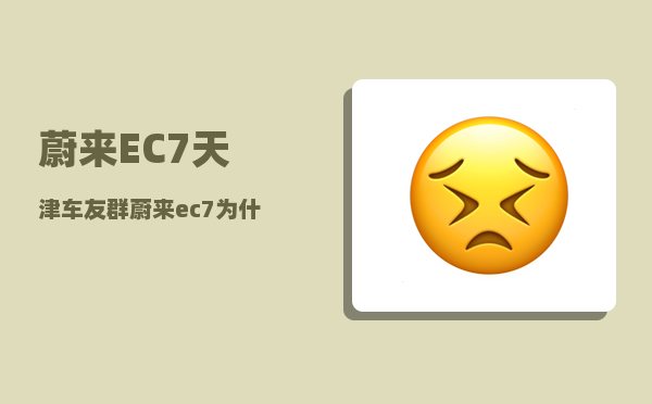蔚来EC7天津车友群_蔚来ec7为什么这么贵-图1