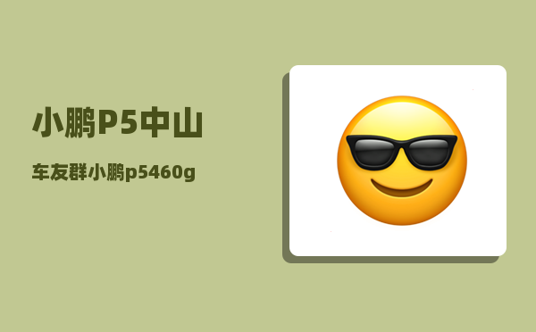 小鹏P5中山车友群_小鹏p5460g和460g-图1