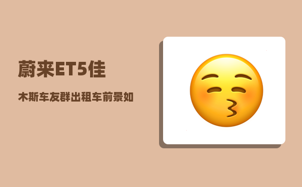 蔚来ET5佳木斯车友群_出租车前景如何-图1