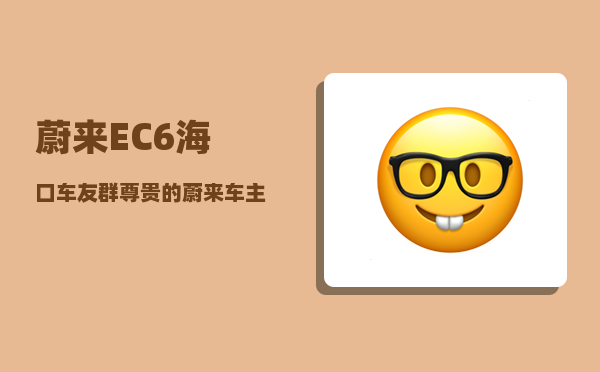 蔚来EC6海口车友群_尊贵的蔚来车主欢迎语-图1