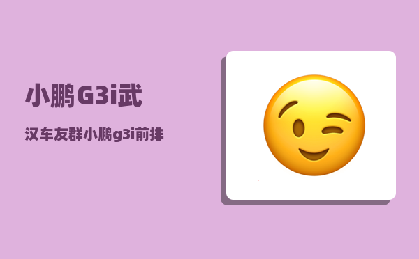 小鹏G3i武汉车友群_小鹏g3i下雨天能充电吗-图1