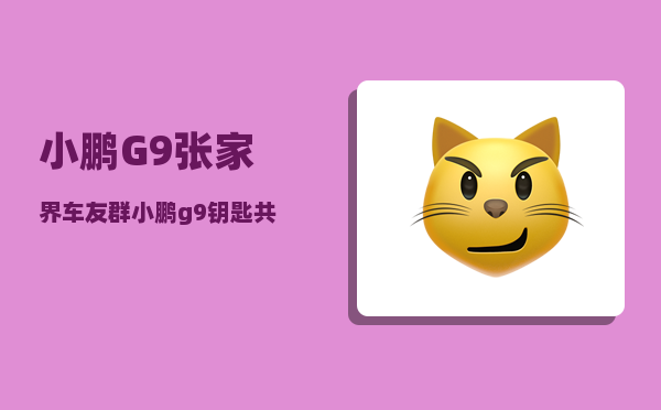 小鹏G9张家界车友群_小鹏g9钥匙共享怎么看到停车位置-图1