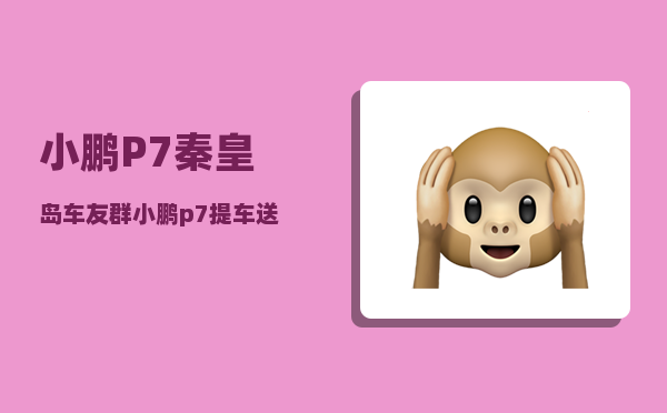 小鹏P7秦皇岛车友群_小鹏p7提车送什么-图1