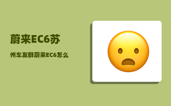 蔚来EC6苏州车友群_蔚来EC6怎么样跟福特电马选谁-图1