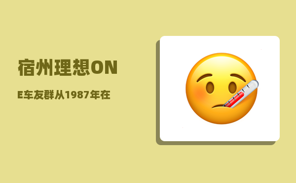宿州理想ONE车友群_从1987年在单位上班-图1