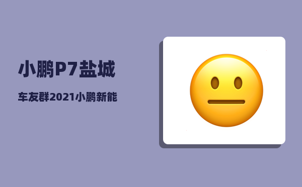 小鹏P7盐城车友群_2021小鹏新能源汽车电瓶多久换一次-图1