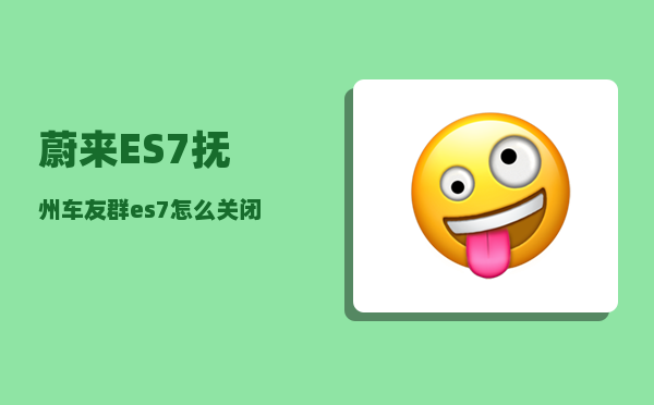 蔚来ES7抚州车友群_es7怎么关闭后排安全带-图1