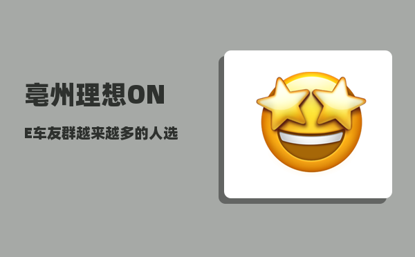 亳州理想ONE车友群_越来越多的人选择自驾游-图1