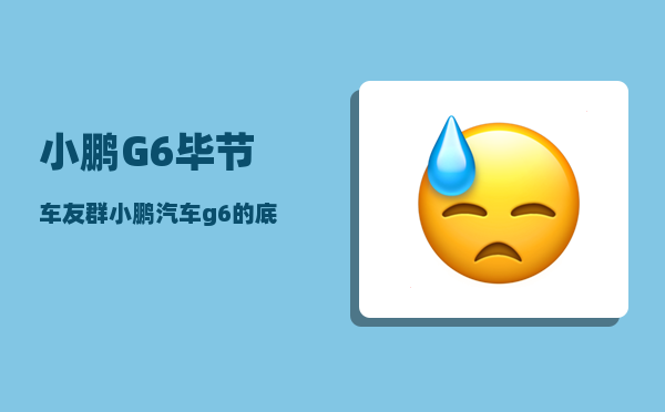 小鹏G6毕节车友群_小鹏汽车g6的底盘和悬挂怎么样-图1